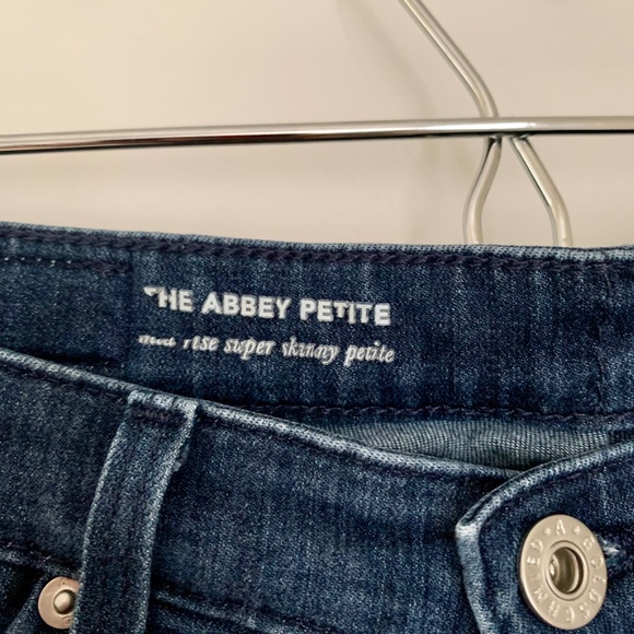 Anthropologie AG Abbey Mid-Rise Super Skinny Petite Jean - Picture 2 of 6